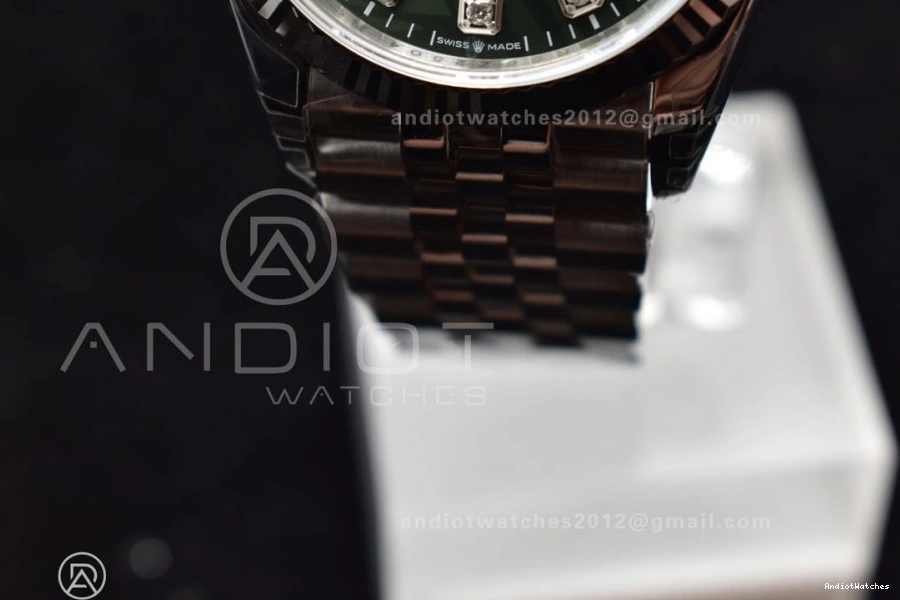 573 DateJust On VSF Steel Dial Diamond VS Timeless Jubilee Edition 904L Bracelet 1:1 SS 126234 Best 36 Green 0925